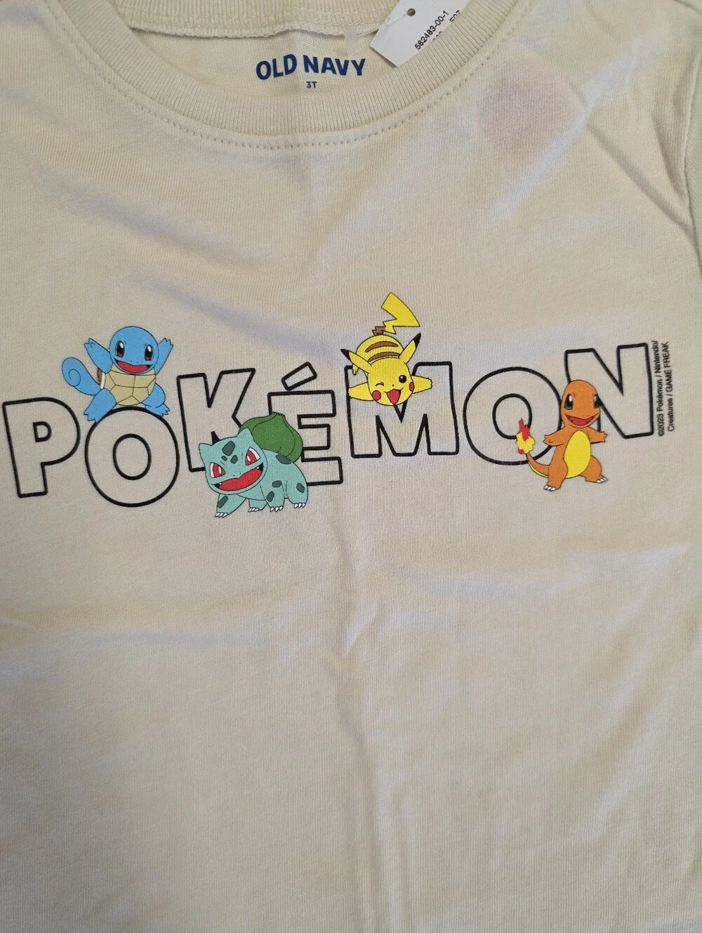 Old Navy Cream Kids' Pokémon Short-Sleeve Tee